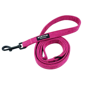 Pack Arnés ajustable, collar y correa - Pana Burdeos