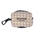 Portabolsas para perro Vichy Beige – Beepaw Barcelona