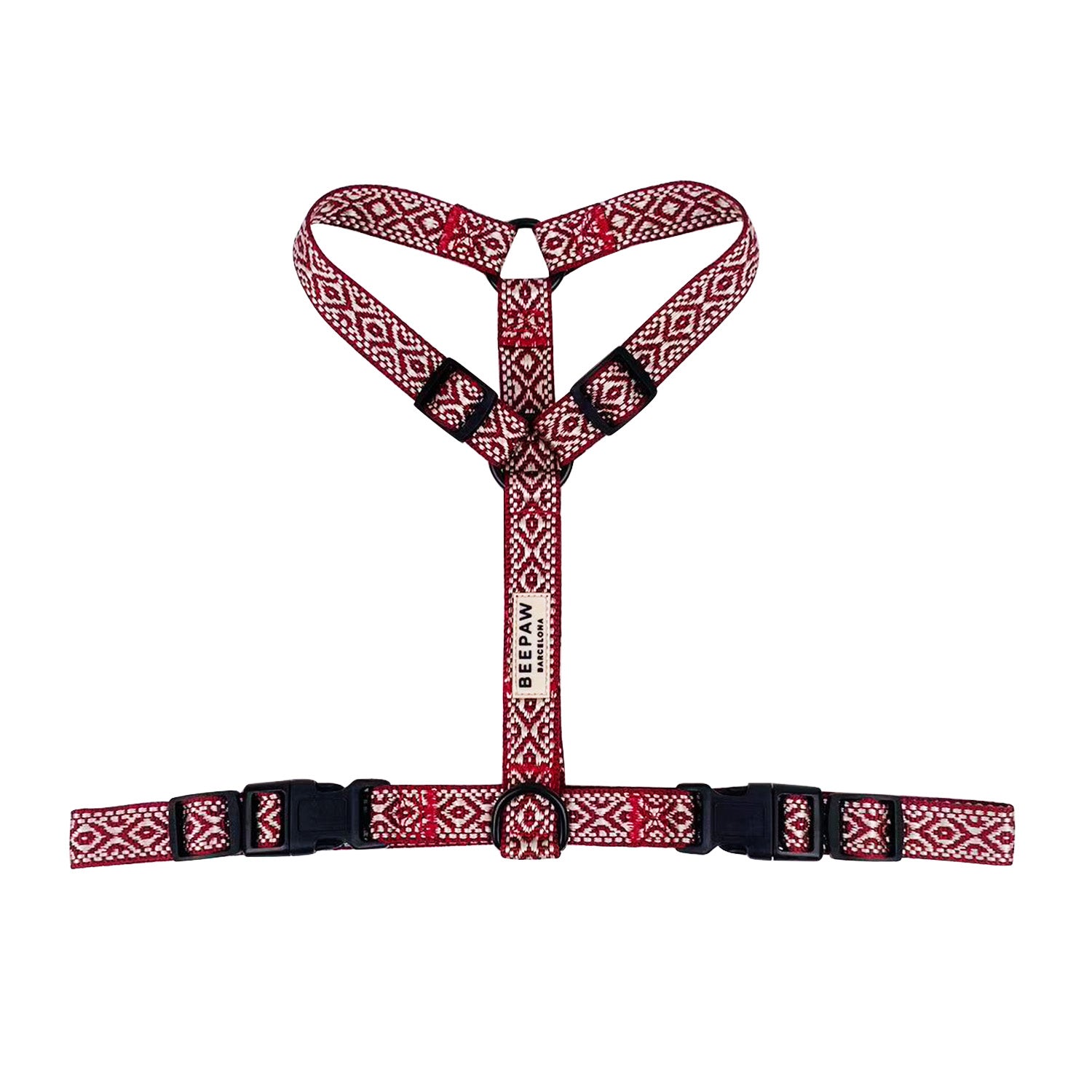 Arnés en H - Boho Granate