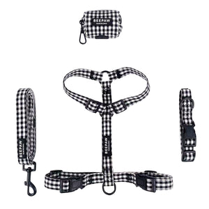 Arnés en H - Vichy Negro