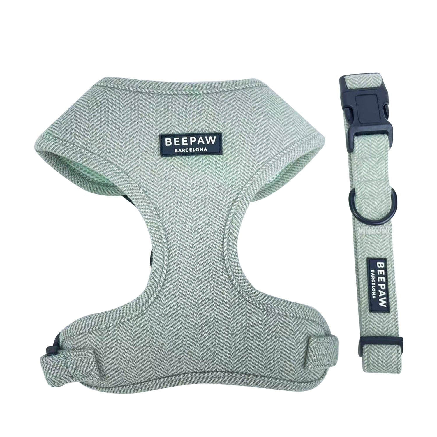 Arnés Ajustable - Tweed Verde