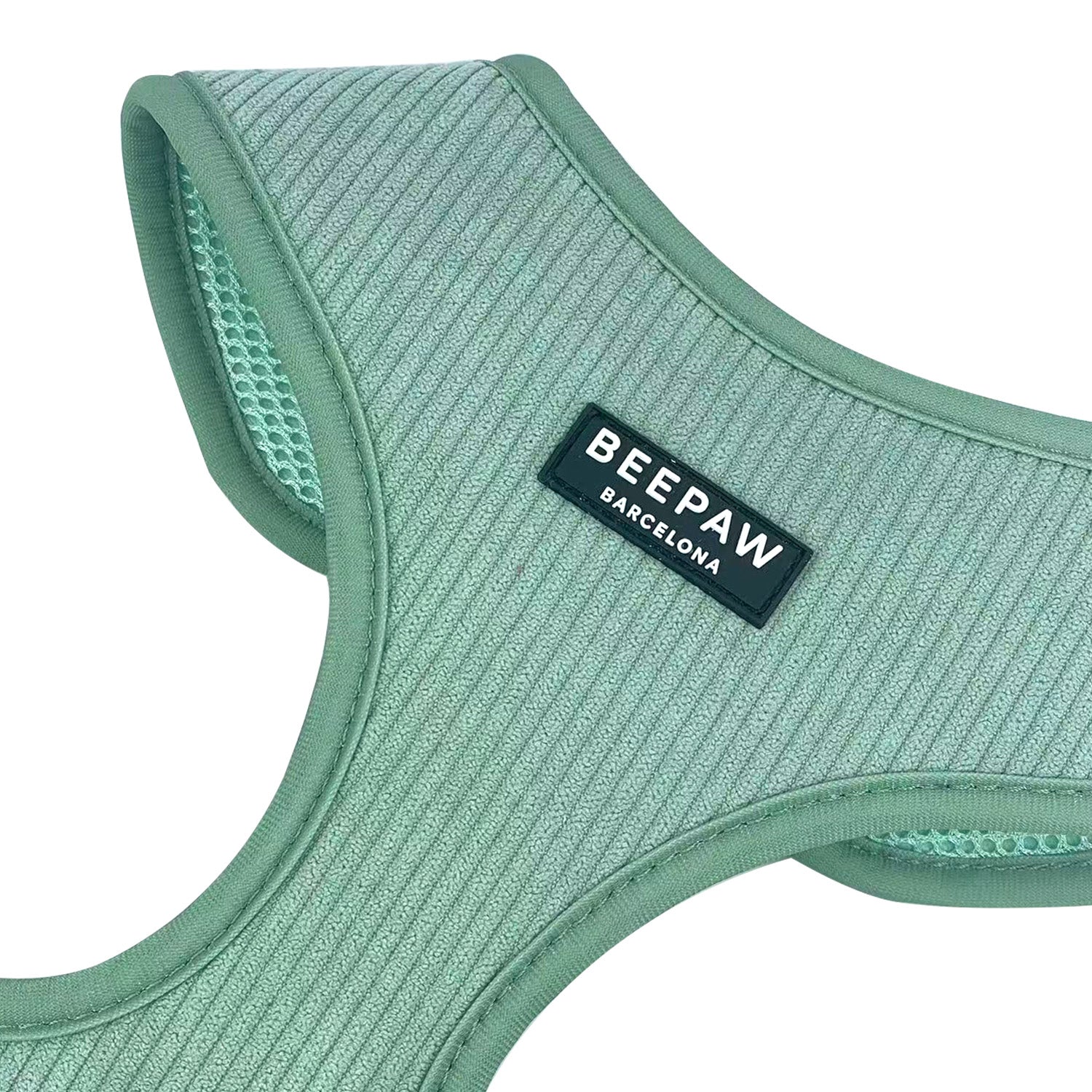 Pack Arnés ajustable, collar y correa - Pana Verde