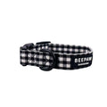 Collar para perro Vichy Negro – Beepaw Barcelona