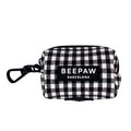 Portabolsas para perro Vichy Negro – Beepaw Barcelona