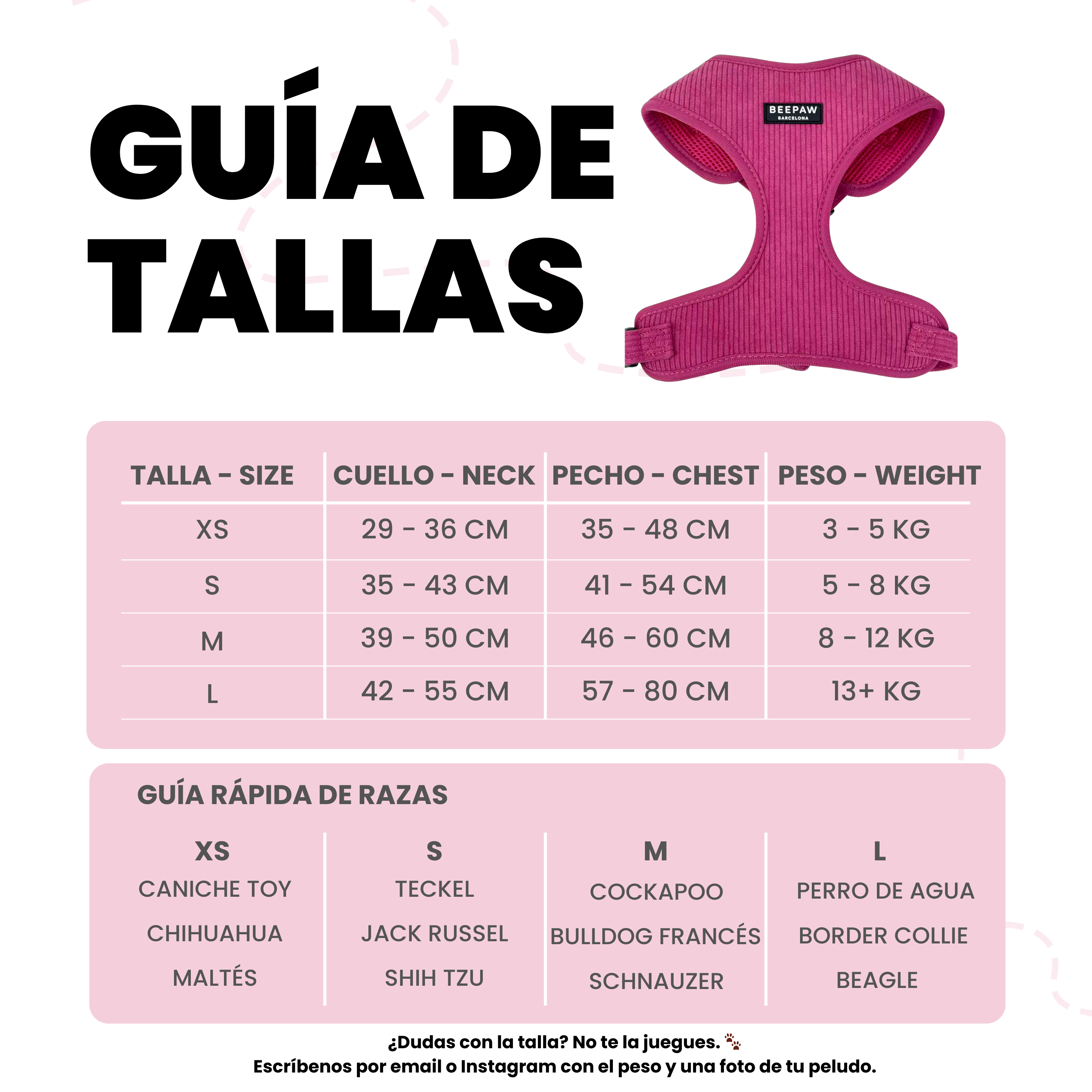 Arnés Ajustable - Pana Burdeos