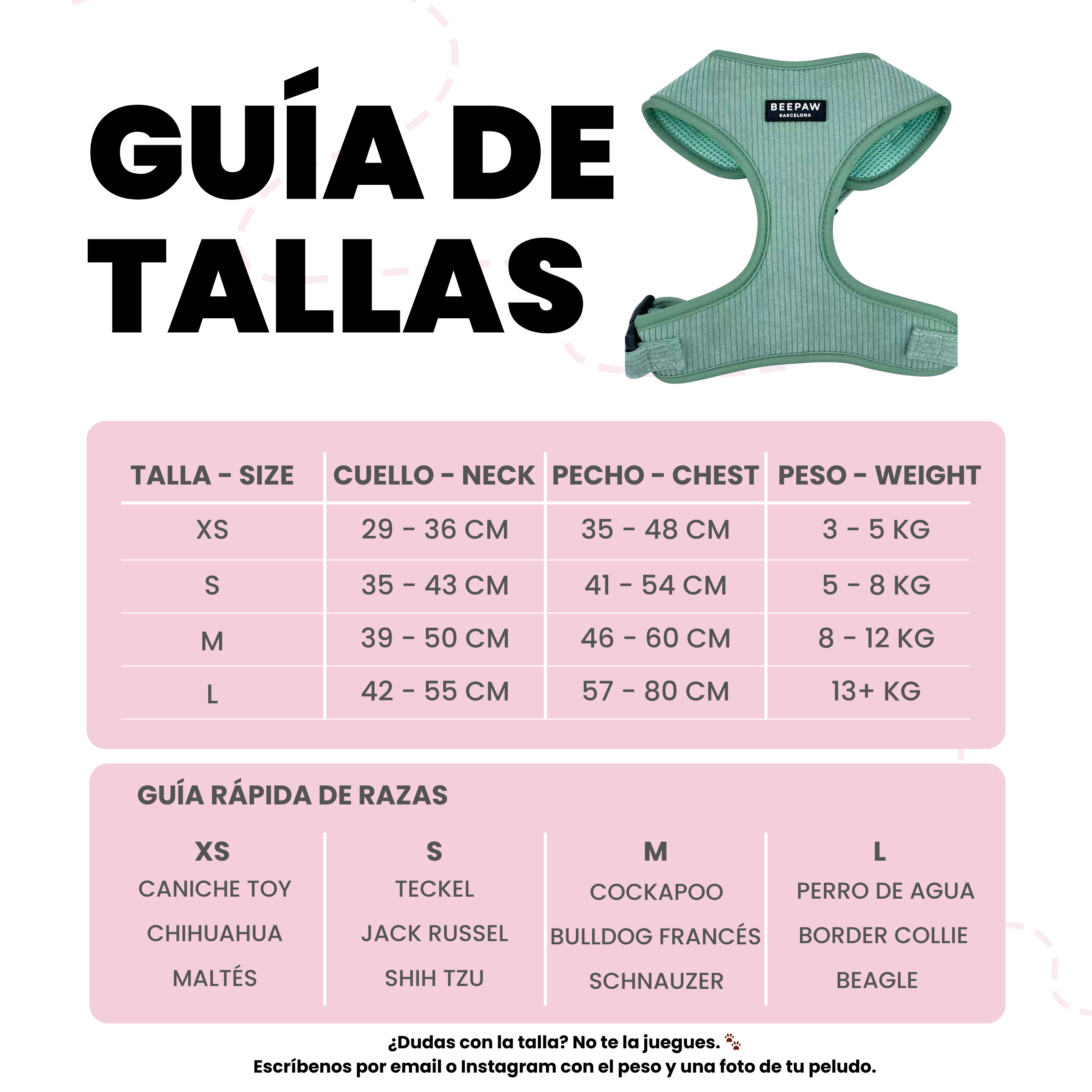 Arnés Ajustable - Pana Verde