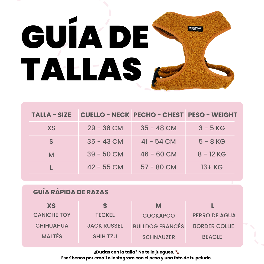 Arnés Ajustable - Teddy Brown